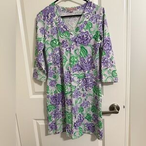 NWOT Barbara Gerwit Vintage Floral Dress